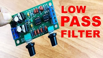 Low Pass Filter - Review - (Dual NE5532 IC)
