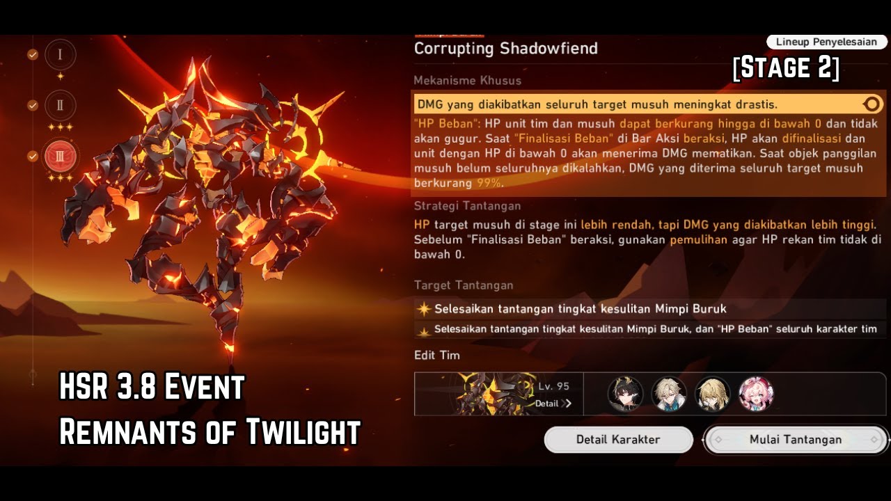 Trying HSR 3.8 Event - Remnants of Twilight / Stage 2 SS