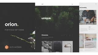 Orion - Minimal Portfolio WordPress Theme | Themeforest Website Templates and Themes