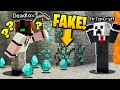 I Trolled Him With FAKE Diamonds In Minecraft