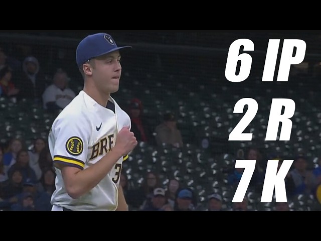 Jacob Misiorowski Strikes Out 7 over 6 Strong Innings vs Rays