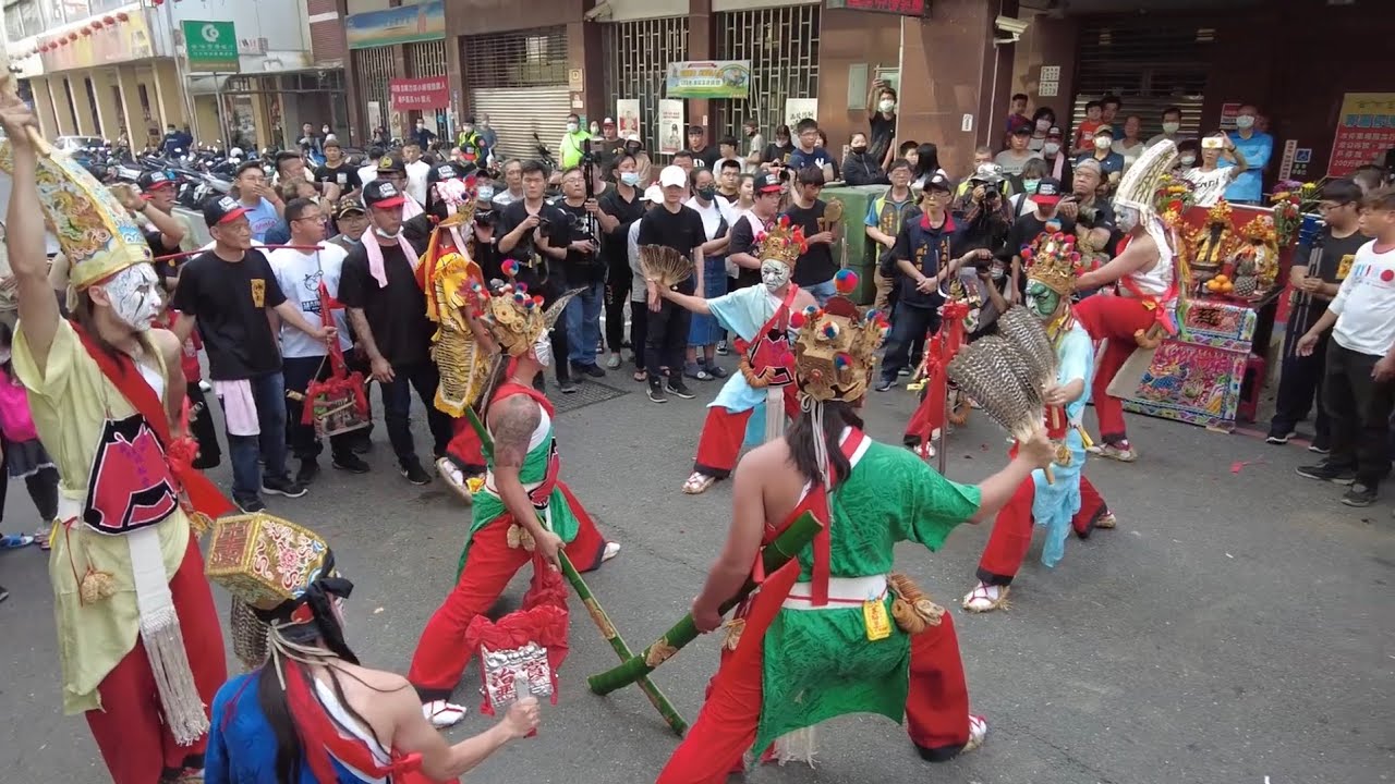 嘉義過溝仔震安宮出巡平安遶境大典-振祐堂八家將