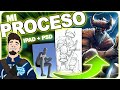 MI PROCESO DE ILUSTRACIÓN DIGITAL / IPAD + PHOTOSHOP / JP COMICS