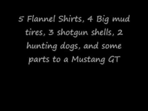 Redneck 12 Days Of Christmas Lyrics