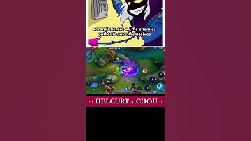 Helcurt x Chou + petrify = 🤣 #mobilelegends #hyperblend