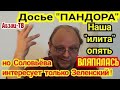 Досье Пандора. Элита России опять вляпалась, но Соловьев только про Зеленского. Бревно и соринка!