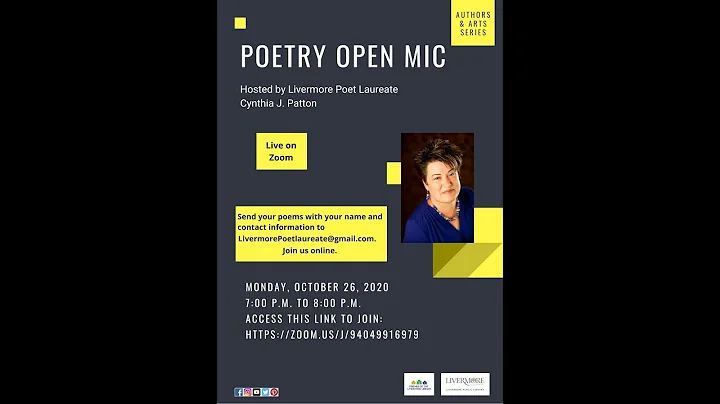 Poetry Open Mic with Livermore Poet Laureate Cynth...