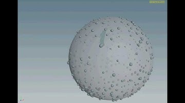 Houdini Droplet Simulation 008