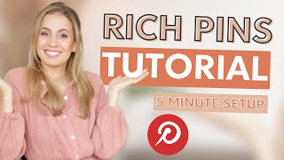 Pinterest Rich Pins (TUTORIAL): How to Set Up Rich Pins for MORE TRAFFIC in 2022!