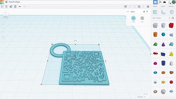 Making a QR Code in Tinkercad fast and simple
