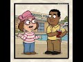 Meg and Cleveland on Family guy shorts film prank #midjourney #familyguy #shortvideo