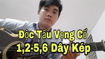 Độc Tấu Vọng Cổ 1,2-5,6 Dây Kép | Chử Đàn Của DC Văn Hải | Theo Khuôn Khổ Dễ Học