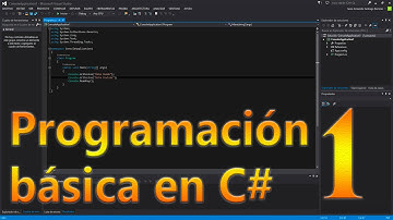 Programación básica en C# 1 (Visual Studio)