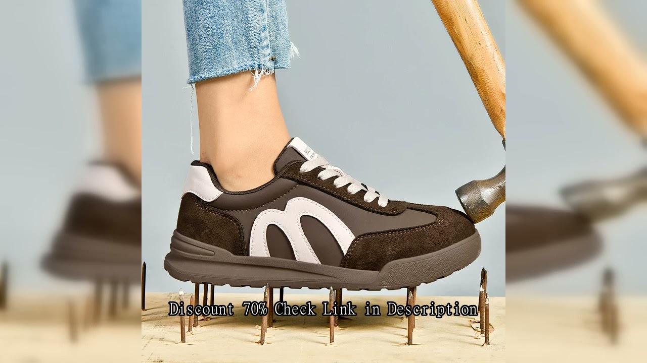 Women work safety Shoes Comfor security shoes woman steel toe Sneakers Lightweigh Breathable Non-Sli