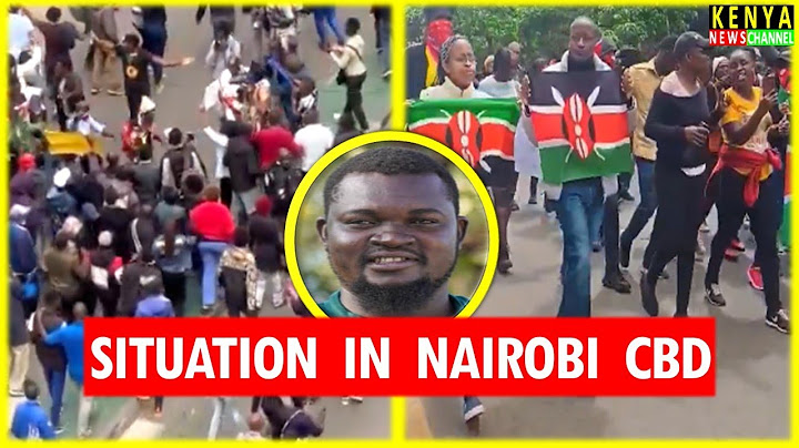 PROTESTS break out in Nairobi CBD over Albert Ojwang Murder ahead of Budget Reading by CS Mbadi