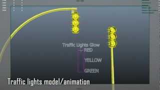 Free 3D Model: Traffic Light Model with Rig /By Homestudio29 screenshot 3