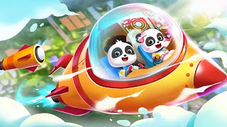 Little Panda 's Space journey (part 2) #kidsvideo baby bus screenshot 4