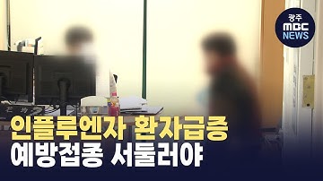 인플루엔자 환자급증..예방접종 서둘러야