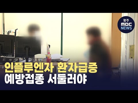 <strong>인플루엔자</strong> 환자급증..예방접종 서둘러야