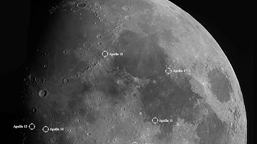 The Apollo Landing Sites through my Telescope ( and NO, you can