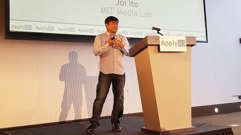 Joi Ito on health: an antidisciplinary system of systems | ApplySci @ MIT