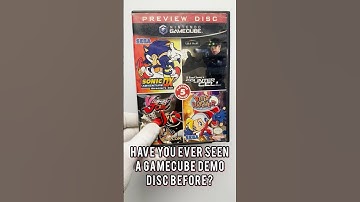 Have you ever seen a GameCube Demo Disc before? #retrogaming #nintendo #gamecube