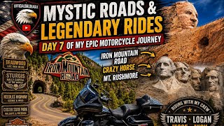 🏍️ Day 7: America’s Greatest Motorcycle Ride? | Iron Mountain, Rushmore & Crazy Horse