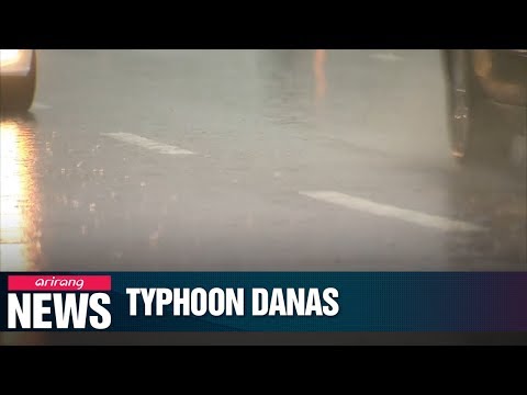 Typhoon Danas dissipates after making landfall in Korea's southern regions