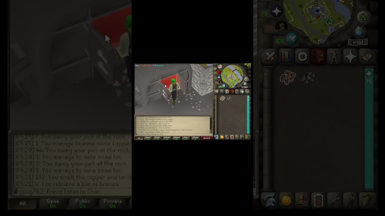 how to smelt a bronze bar in old school runescape