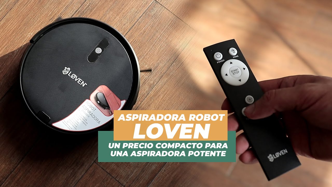 Aspiradora Robot Loven - Potencia y Limpieza a muy buen precio - YouTube