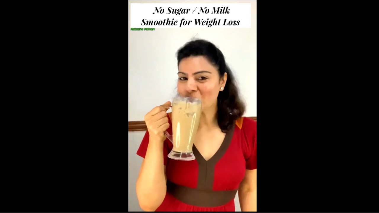 No Sugar | No Milk - Easy Oats Smoothie for Weight Loss 