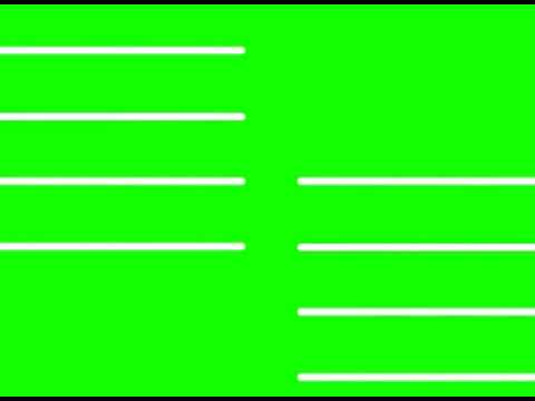 Green Screen White Line 