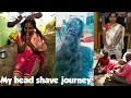 Telugu Lady Manju's Head Shave in Chinna Tirupati | Tonsure for Vow