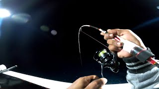 THE PULL IS GREAT!!! BOTTOM FISHING USING UL ROD