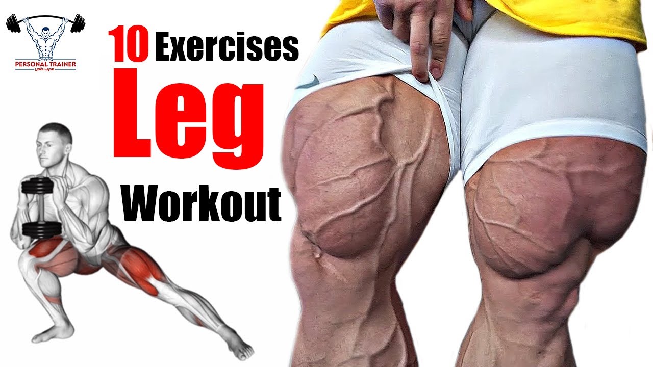 10 تمارين لتقوية وتضخيم الأرجل والسمانة Leg Day Exercises YouTube