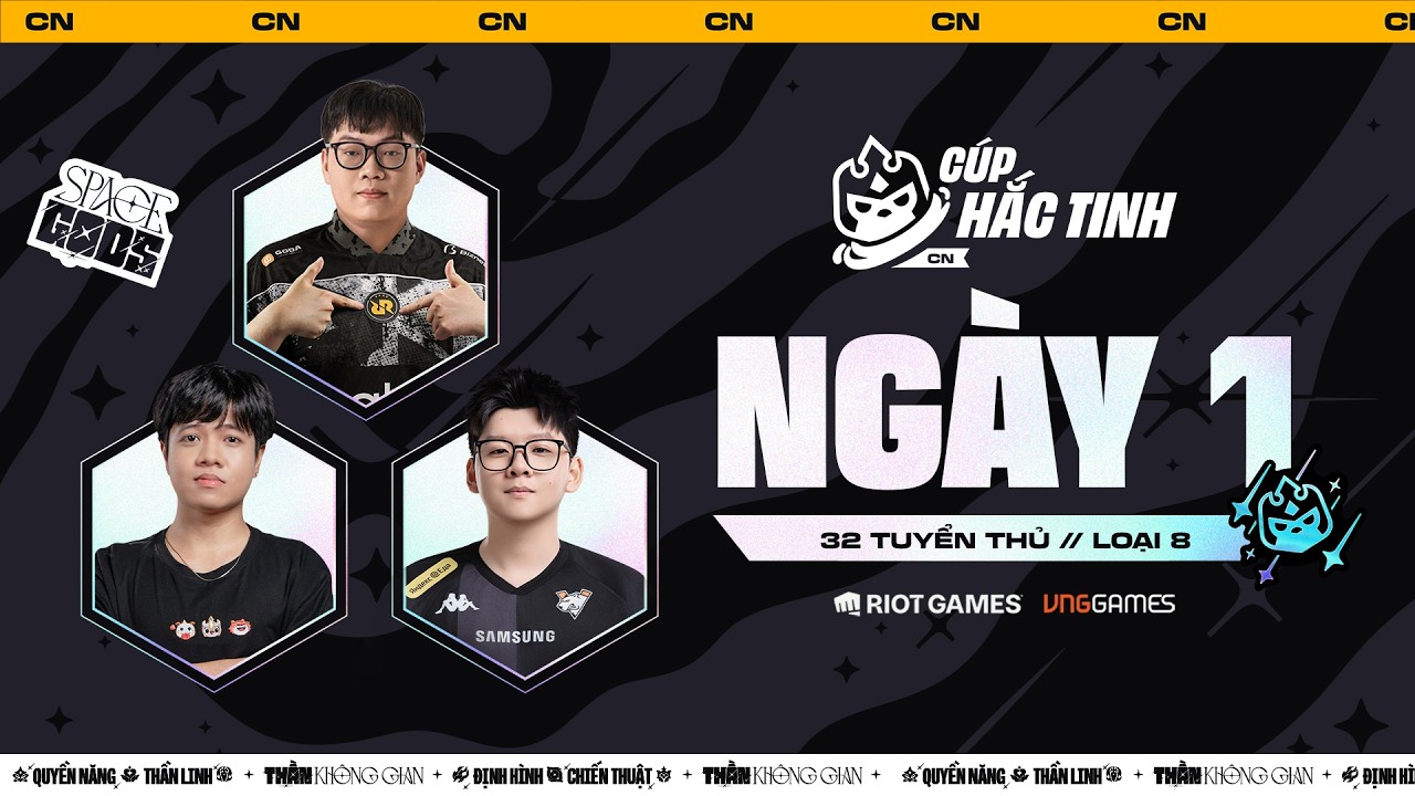 🔴 NGÀY 1 – GIẢI ĐẤU NGOẠI HẠNG CN: CÚP HẮC TINH | RRQ YBY1, VP MILO, ROYAL,... | ĐTCL MÙA 17