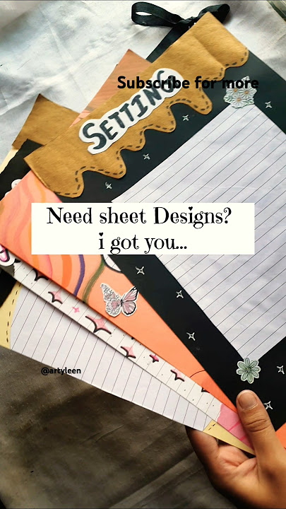 project file sheet ideas #youtubeshorts #aestheticsheets #borderdesign #aestheticjournaling #art