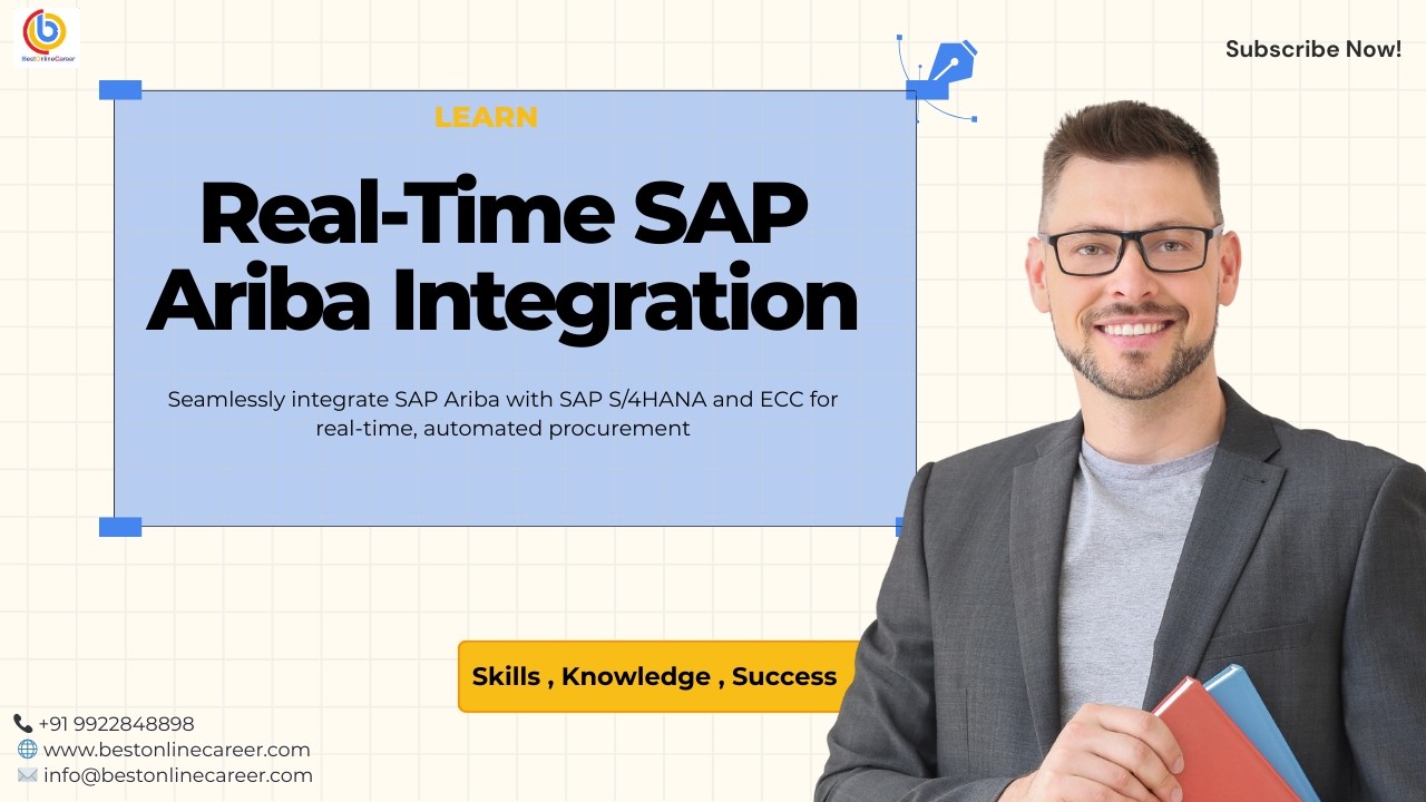 Real-Time SAP Ariba Integration with S/4HANA | End-to-End Flow Explained| Best Online Career