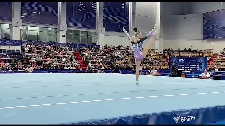 Yana Vorona floor exercise event final Russian Cha...