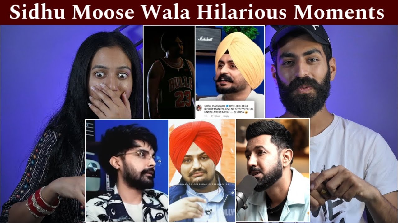 Reaction On : Sidhu Moose Wala Hilarious Moments 🔥| Sidhu Moose Wala Reaction | Beat Blaster