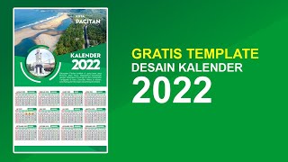 Free Download Template Design Calendar desain Kalender Gratis 2022  Cdr And pdf File