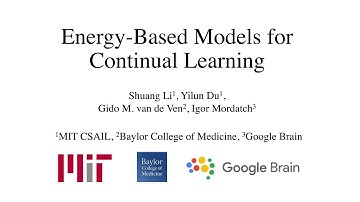 Energy-Based Models for Continual Learning