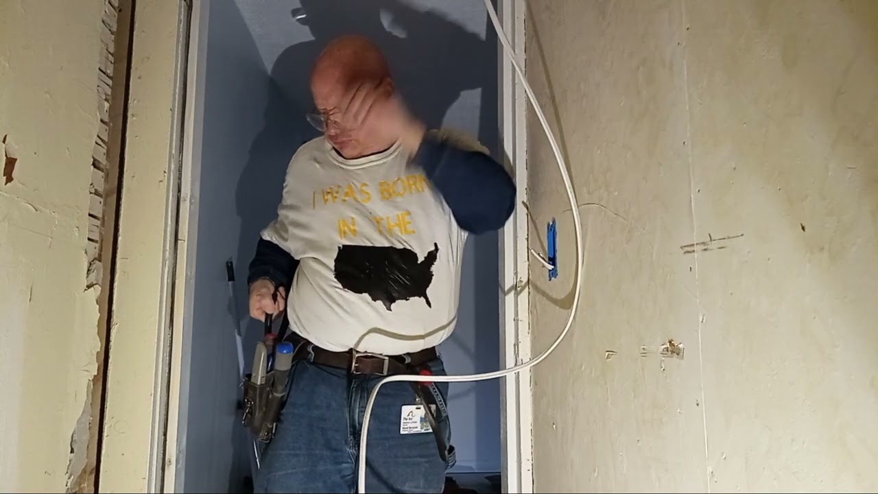 part 1 of 2 wiring using romex and wiremold (pantry light)