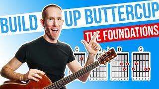 Build Me Up Buttercup ★ The Foundations ★ Acoustic Guitar Lesson [with PDF]