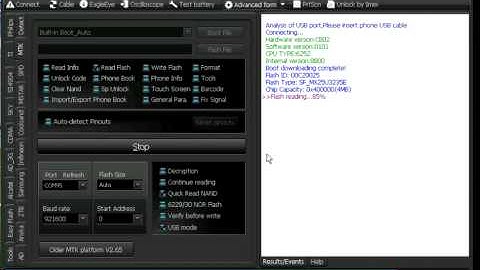 qmobile e120 read flash usb