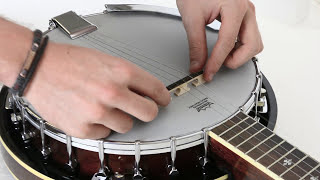 Rocket Deluxe Western 5 String Banjo - Bridge Set Up
