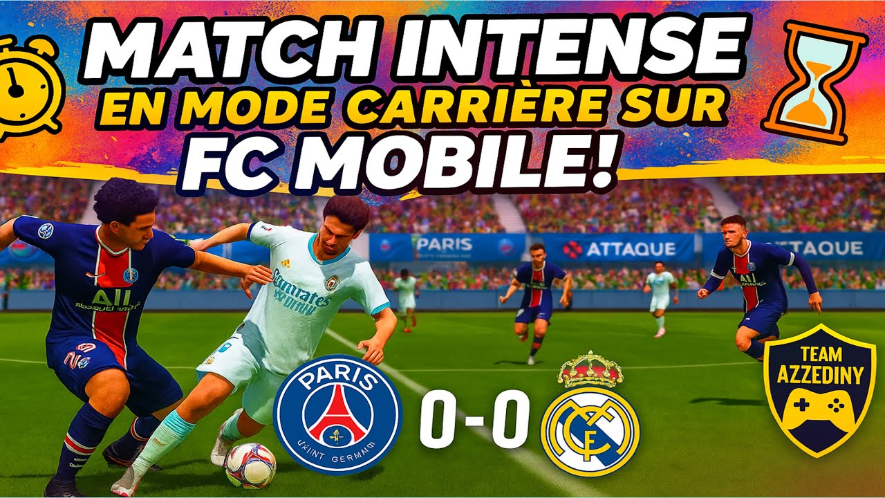 Match intense en mode Carrière sur FC Mobile ! - YouTube