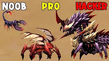 NOOB vs PRO vs HACKER - Insect Evolution Full Gameplay Android,iOS (Part 221)