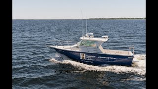 Huntington Ingalls Industries (HII) announced the debut of the Proteus unmanned surface vessel (USV)