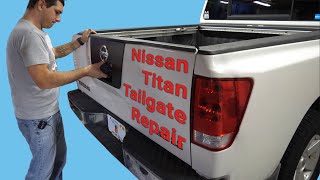 How To Access The Inside Of A Titan Tailgate (Fixing a broken latch)